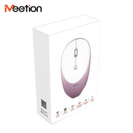 MeeTion R600 PC màu hồng dễ thương Du lịch nhỏ Im lặng 2.4G Wifi USB Máy tính xách tay quang mini Chuột chuột không dây có DPI