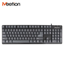 Meetion Brand Wholesalers Waterproof Design Quiet Suspended Standard Wired Keyboard,Multi Language Layout Keyboard