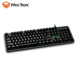 MEETION High quality macro mechanical switch wired USB PC gamer Gaming Mechanical Keyboard