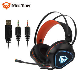MeeTion HP020 Led Glowing PC Computer 3.5mm Usb Stereo Noise Canceling Wired Gamer Gaming Headset Headphones With Mic