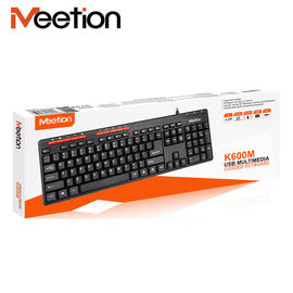 Meetion Manufacturer Wholesales Ergonomic Silent Multimedia Wire Keyboard for Laptop and Desktop