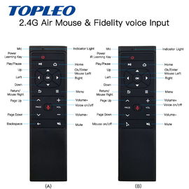 360 degree motion sensing  Gyroscope air mouse MT12 voice input 2.4GHz rf smart remote control
